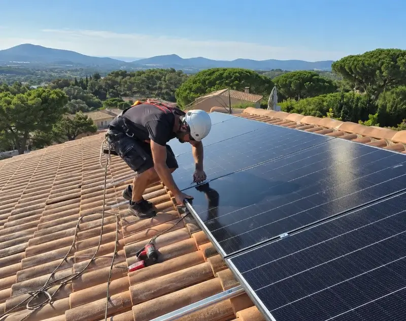 Installateur panneaux solaires Rives-du-Loir-en-Anjou — pose photovoltaïque sur toiture
