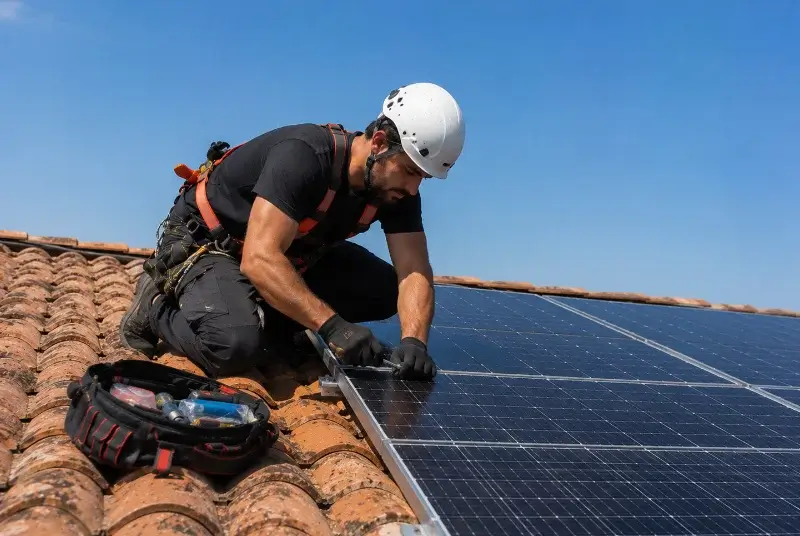 Maintenance et monitoring de panneaux solaires à Rives-du-Loir-en-Anjou